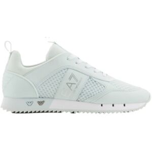 EA7 unisex. X8X027_XK050 Trainers Black & White Laces off-white (35 1/3), Blanc, Plat, Lacets, Casuel - Publicité