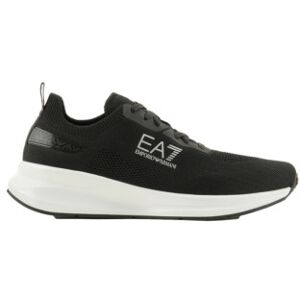 EA7 unisex. X8X149_XK349 Maverick Knit Sneakers black (40 2/3), Noir, Plat, Lacets, Casuel, Sport, Multisport - Publicité