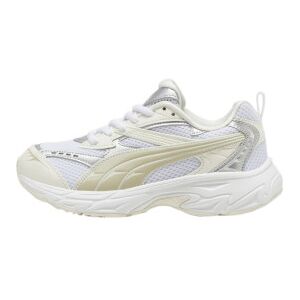 Puma pour femme. 39729801 Formateurs Morphic Jaune métallisé, blanc (38), Plat, Lacets, Casuel, Sport, Multisport - Publicité