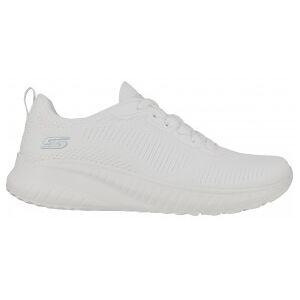 Skechers pour femme. 117209 Trainers Bobs Squad Chaos blanc (38), Tissu, Plat, 1 à 3 cm, Lacets, Casuel, Sport, Running, Multisport - Publicité