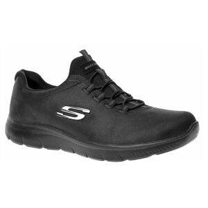 Skechers pour femme. 88888301 Chaussures Summits-itz Bazik noires (36), Lacets, Casuel, Sport, Imitation cuir, Multisport - Publicité