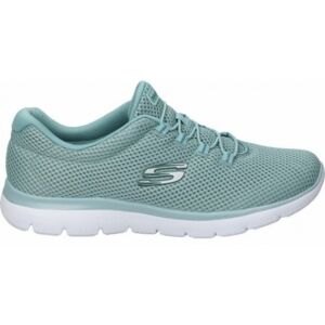 Skechers pour femme. 12985 Sneakers Summits turquoise (38), Tissu, Plat, 1 à 3 cm, Lacets, Casuel, Sport, Sportswear, Multisport - Publicité