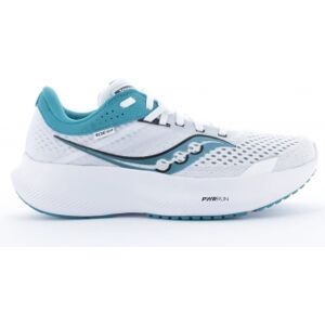 SAUCONY Ride 16 femme - Taille : 38 - Couleur : 20- WHITE/INK - Publicité