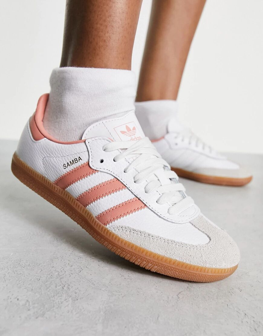 adidas Originals - Samba OG - Baskets - Blanc et pÃªche Blanc 38 female