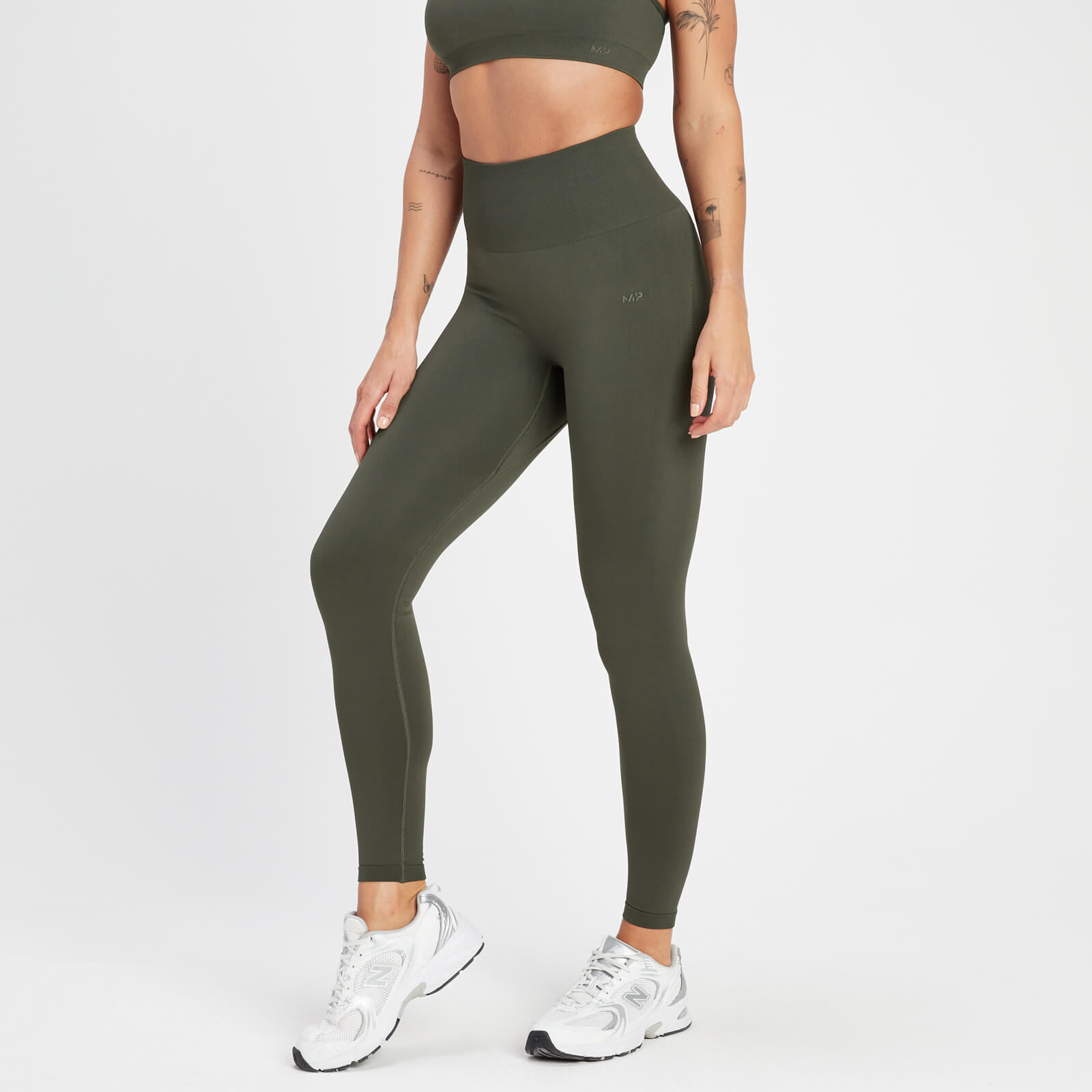 Myprotein FR Legging sans coutures MP Rest Day pour femmes – Vert taupe - XL