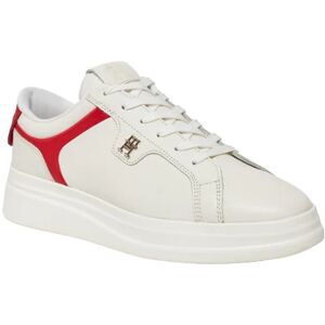 Tommy Hilfiger Scarpe Donna Art Fw0fw07460 BRIGHTWHITE/CHERRYTOMATO