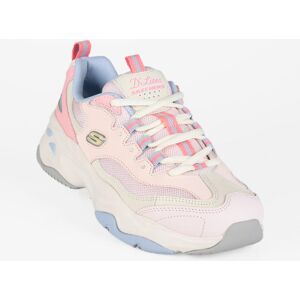 Skechers D'Lite 4.0 Fresh Diva Sneakers in pelle sportiva donna Sneakers Basse donna Rosa taglia 40