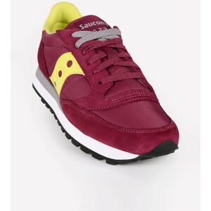 Saucony JAZZ ORIGINAL Sneakers donna in pelle scamosciata Scarpe sportive donna Rosso taglia 37