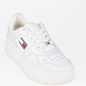 Tommy Hilfiger RETRO BASKET FLATFORM Sneakers donna in pelle Sneakers Basse donna Bianco taglia 39