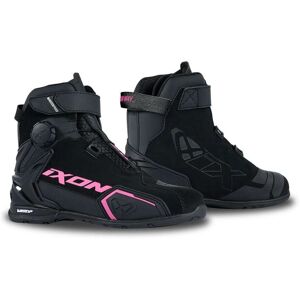 Scarpe Moto Donna Ixon BULL 2 WP LADY Nero Fucsia taglia 36