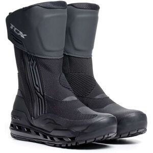 Stivali Moto Touring Tcx CLIMA 2 SURROUND GORE-TEX Nero Grig taglia 39