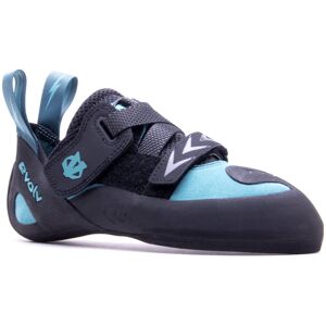 Evolv Kira - scarpette da arrampicata - donna Black/Light Blue 7,5 UK