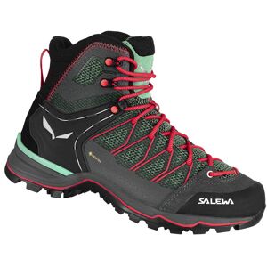 Salewa Mtn Trainer Lite Mid GTX - scarpre trekking - donna Green/Red/Black 5,5 UK