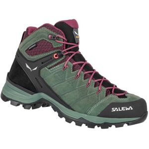 Salewa Ws Alp Mate Mid WP - scarponi trekking - donna Green/Purple 6,5 UK