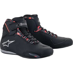 ALPINESTARS - Stivali Sektor Waterproof Nero / Dark Grigio / Rosso Fluo Nero,Grigio,Rosso 8 (EU 40.5)