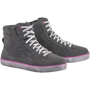 ALPINESTARS - Stivali Stella J-6 Waterproof Lady Light Gray / Fuchsia Grigio,Rosa 11 (EU 43.5)