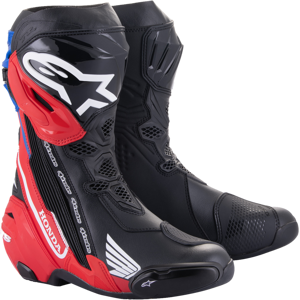 Alpinestars Stivali Moto  Honda Supertech R Nero-Rosso-Blu