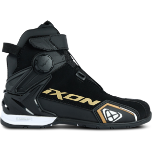 Ixon Scarpe Moto Donna  Bull 2 WP Nero-Bianco-Oro