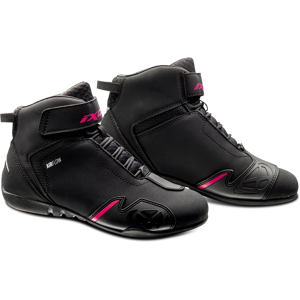 Ixon Scarpe Moto Donna  Gambler Nero-Fucsia