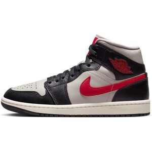 Nike Scarpe Air Jordan 1 Mid Nero/Grigio/Rosso Donne BQ6472-060 6