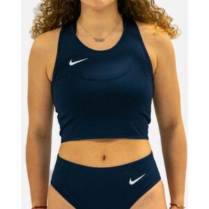 Nike Canotta da running Stock Blu Navy per Donne NT0312-451 M