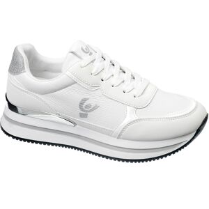 Freddy Sneakers donna in nylon e mesh con dettagli lucidi White Donna 38