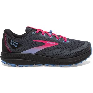 Brooks Divide 3 Ebony Nero Rosa Scarpe Trail Running Donna EUR 37,5 / US 6,5