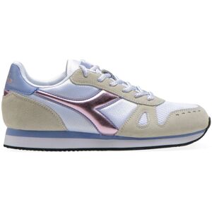 Diadora Sneakers Simple Run Bianco Rosa Donna EUR 35,5 / UK 3