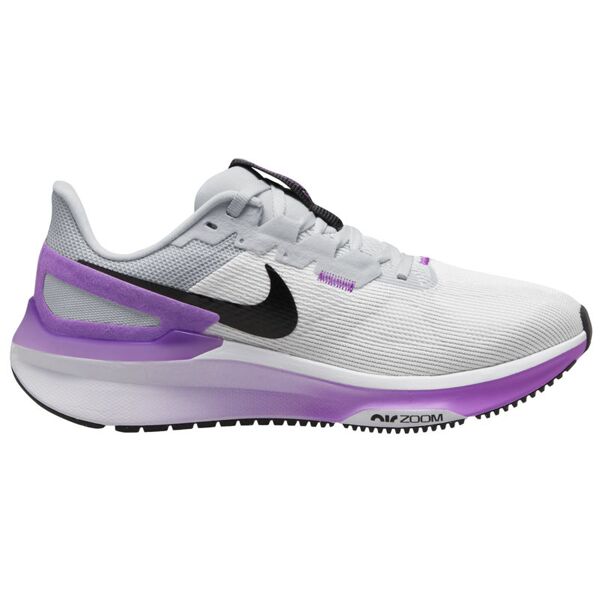 nike air zoom structure 25 w - scarpe running neutre - donna white/purple/black 7,5 us