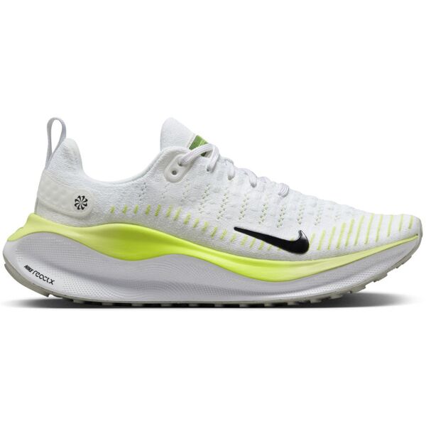 nike react infinity run flyknit 4 w - scarpe running neutre - donna white/light green 7 us