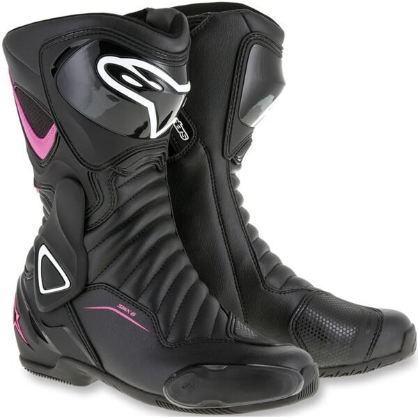 alpinestars stella smx-6 v2 stivali moto donna nero porpora 41