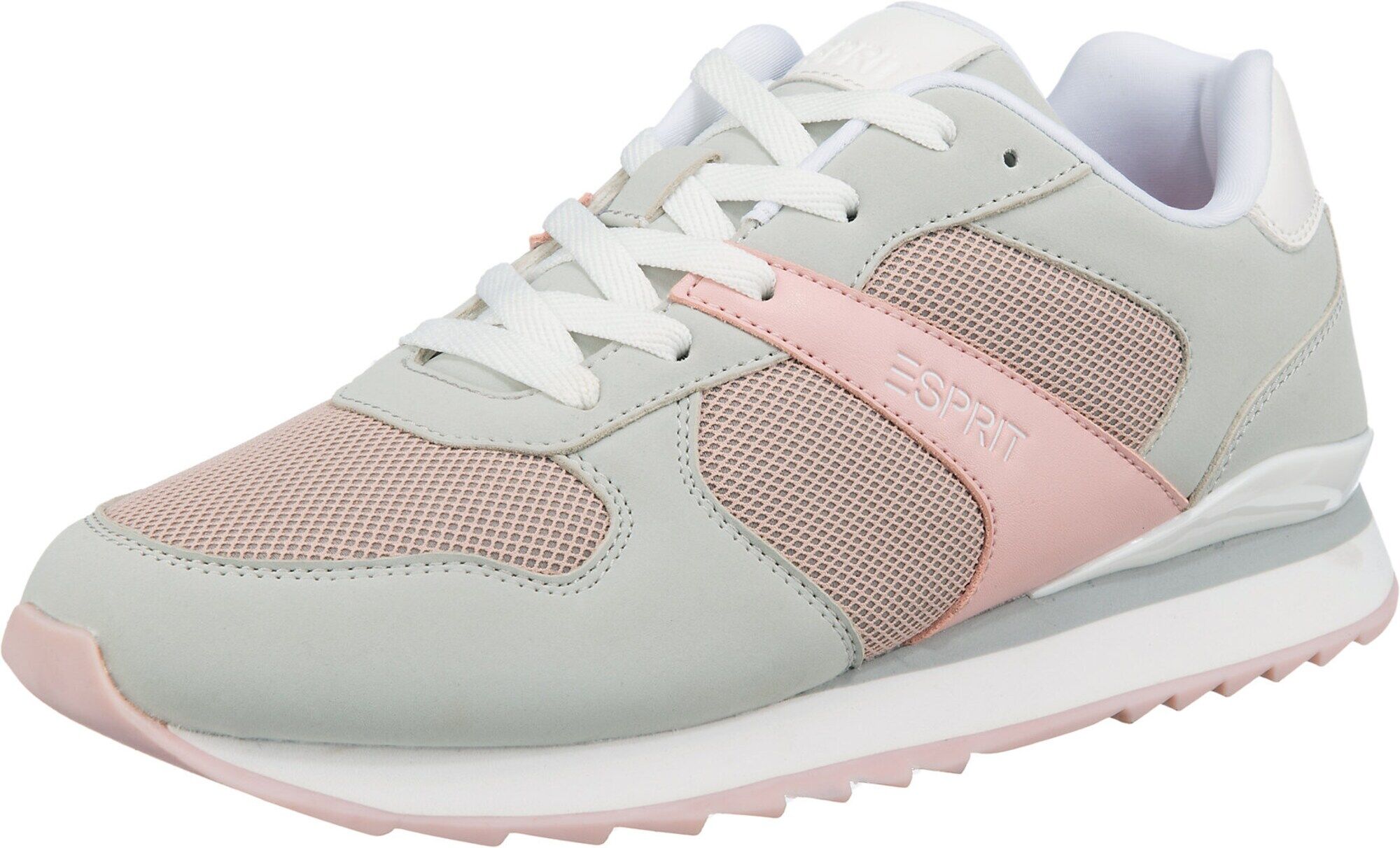 ESPRIT Sneaker bassa 'Ambro Lu' Rosa, Grigio