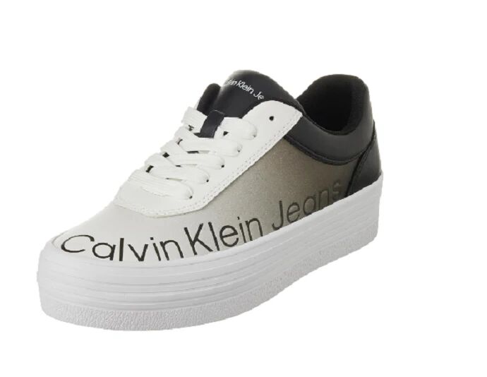 Calvin Scarpe Donna Jeans Art Yw0yw01293 BLACK/OYSTER MUSHROOM/BRIGHT WHITE