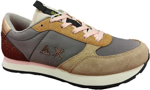 SUN68 Scarpe Bimba Art Z41410 34 Lacci Colore Grigio Medio Misura A Scelta GRIGIO MEDIO