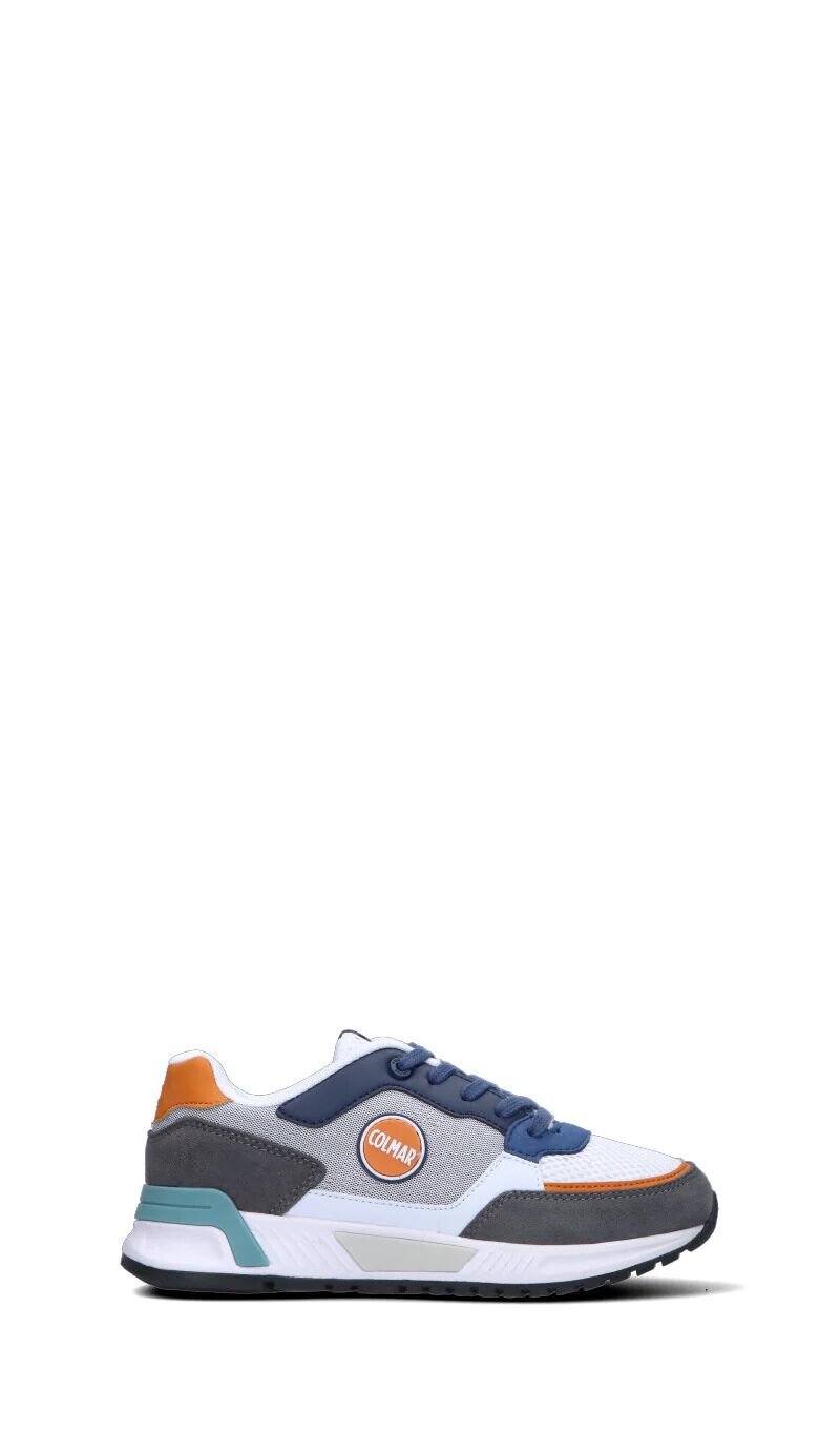 Colmar Sneaker donna bianca/blu/arancio in suede BIANCO 38