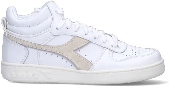 Diadora MAGIC BASKET DEMI LEATHER WN Sneaker donna bianca in pelle BIANCO 40