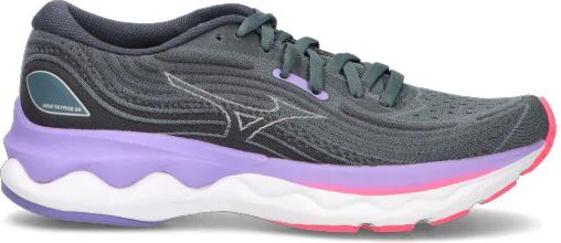 Mizuno WAVE SKYRISE 4 Scarpa running donna grigia/lilla GRIGIO 41