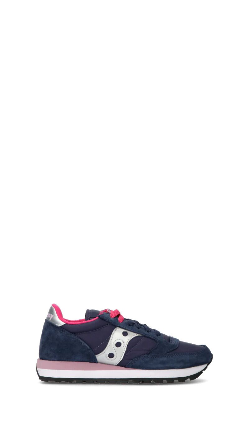 Saucony Sneaker donna blu/rosa in suede 38