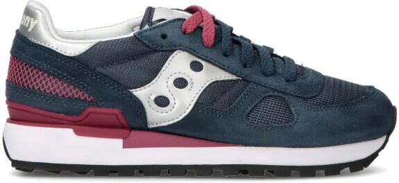 Saucony Sneaker donna blu in suede 37