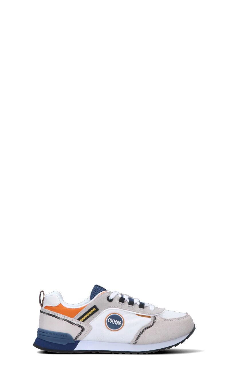 Colmar Sneaker donna bianca/blu/arancio in suede BIANCO 40