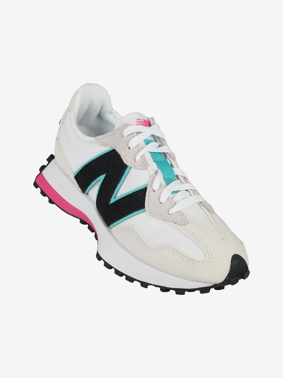 New Balance 327 Sneakers donna in pelle e tessuto Scarpe sportive donna Verde taglia 38