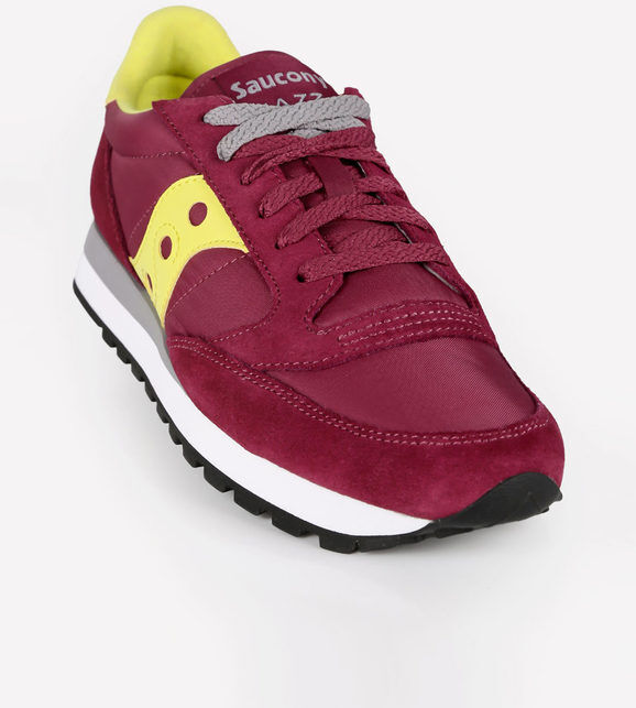 Saucony JAZZ ORIGINAL Sneakers donna in pelle scamosciata Scarpe sportive donna Rosso taglia 37