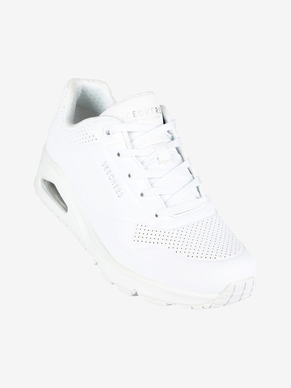 Skechers STAND ON AIR Sneakers monocolore donna con air Scarpe sportive donna Bianco taglia 40