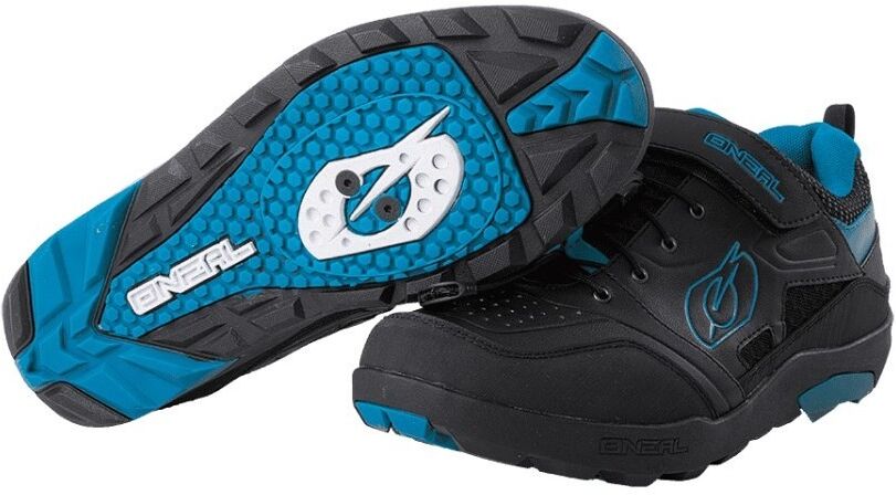 Scarpe Bici Mtb Ebike Oneal Traverse Spd Nero Azzurro taglia 42