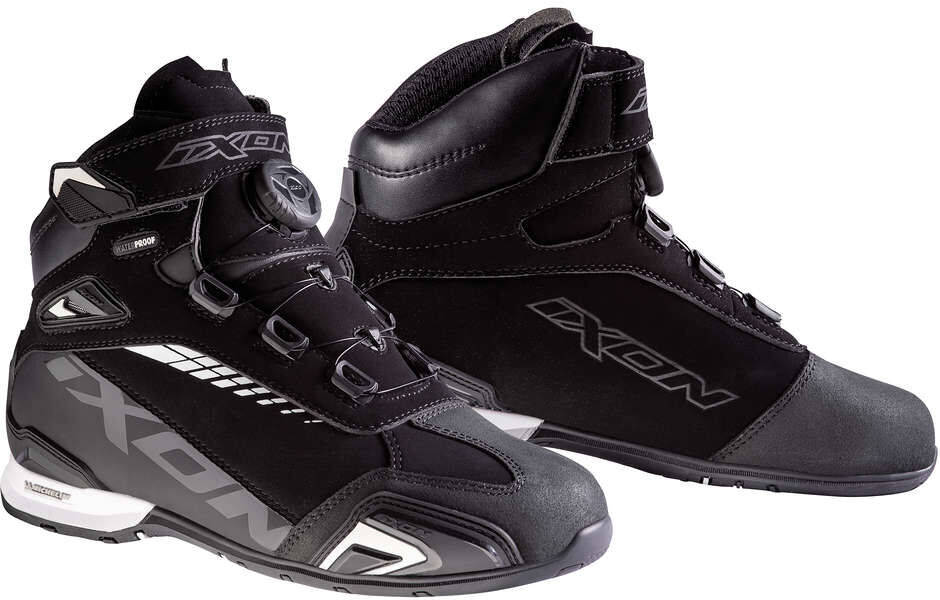 Scarpe Donna Moto Tecniche Sportive Ixon BULL WP Lady Nero B taglia 39