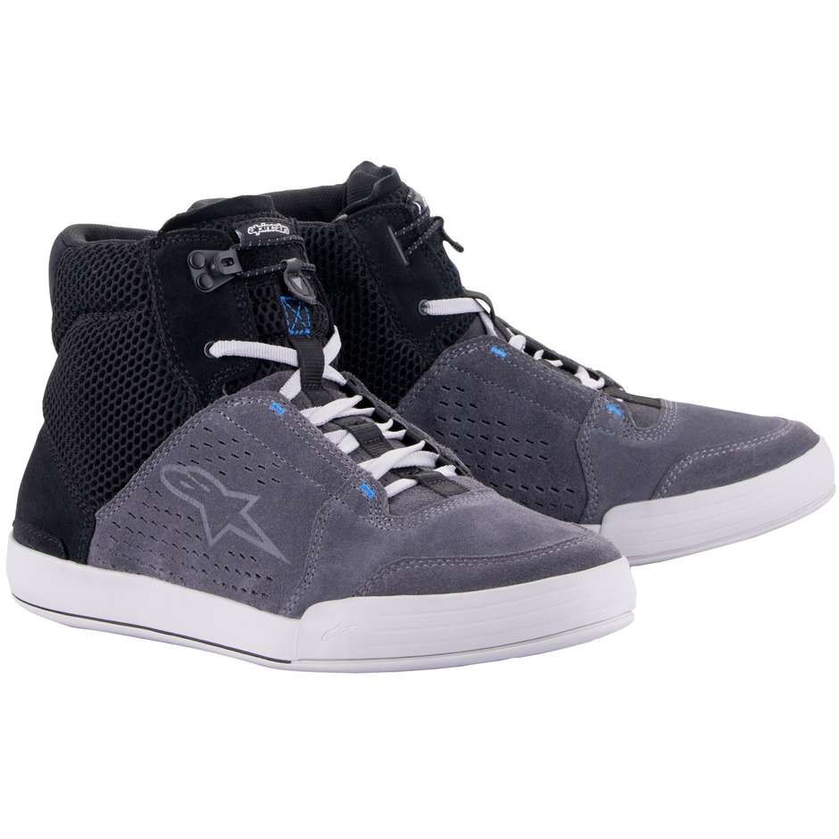 Scarpe Moto Casual Alpinestars CHROME AIR Nero Grigio Blu taglia 6