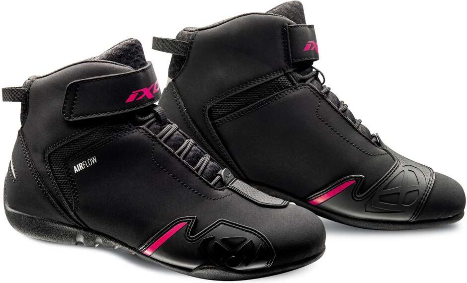 Scarpe Moto Donna Sportive Ixon GAMBLER LADY Nero Fucsia taglia 36