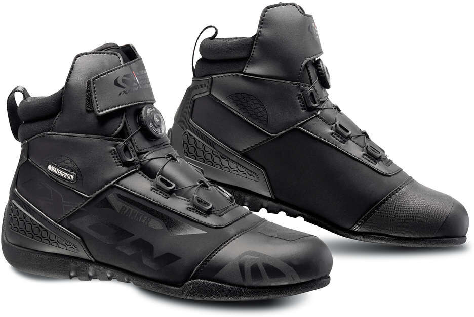 Scarpe Moto Sportive Ixon RANKER WP nero taglia 39