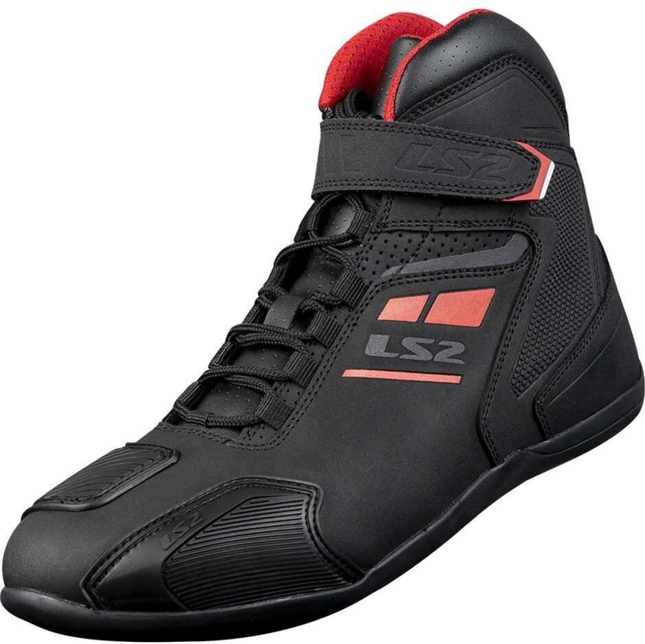 Scarpe Moto Sportive LS2 GARRA LADY Nero Rosso taglia 38