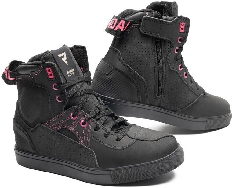 Sneaker Moto Donna Rebelhorn VANDAL Nero Rosa taglia 36